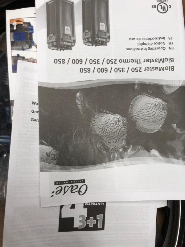 Photo 1 of ***BROKEN COMPONENTS INSIDE*** OASE Indoor Aquatics Biomaster Thermo 600
