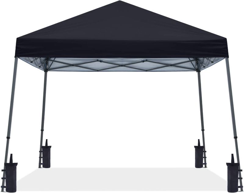 Photo 1 of ABCCANOPY Stable Pop up Outdoor Canopy Tent, Black 12X12
