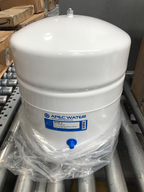 Photo 5 of **MINOR SHIPPING DAMAGE**APEC Water Systems ROES-50 Essence Series Top Tier 5-Stage Certified Ultra Safe Reverse Osmosis Drinking Water Filter System, 50 GPD
