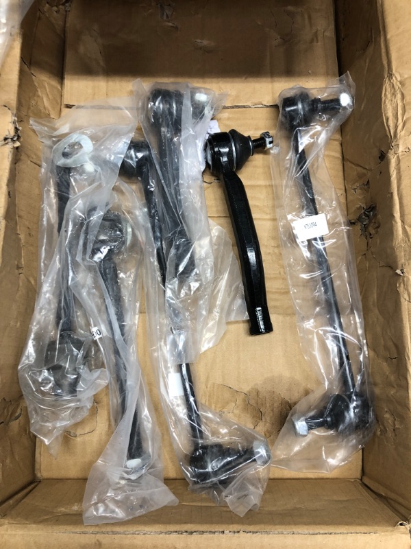 Photo 3 of **MINOR TEAR & WEAR**TOTRAIT Front Lower Control Arms - Sway Bars Inner Outer Tie Rods Compatible with 2008-2013&2014-2015 Nissan Rogue Select - 8pc Set
