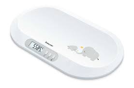 Photo 1 of **MISSING PARTS** Beurer BY90 Baby Scale, Pet Scale, Digital, with Measuring Tape, tracking weight with App | For: Infant, Newborn, Toddler /Puppy, Cat - Animals | LCD Display, weighs Lbs/Kg/Oz Highly accurate
