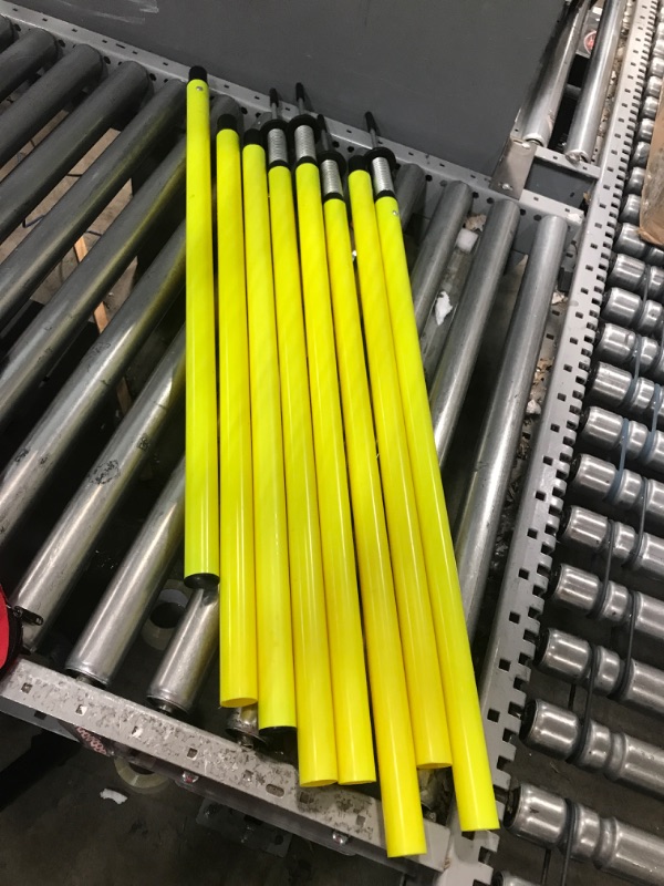 Photo 1 of Champion Sports APSET Outdoor Agility Pole Set, Yellow