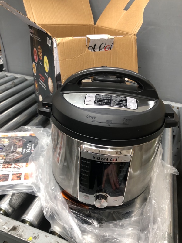 Photo 2 of * SEE NOTES * Instant Pot Ultra, 10-in-1 Pressure Cooker, Slow Cooker, Rice Cooker, Yogurt Maker, Cake Maker, Egg Cooker, Sauté, and more, Includes App With Over 800 Recipes, Stainless Steel, 6 Quart 6QT Ultra