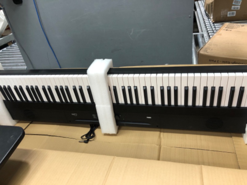 Photo 4 of ***MISSING PARTS***Korg 88 Portable Digital Piano with Semi-Weighted Keys and Built-in Speakers, with Sustain Pedal, Music Stand, and Power Supply (LIANO),Black Black Digital Pianos