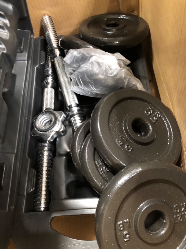 Photo 1 of . Cast Iron Dumbbell Set
