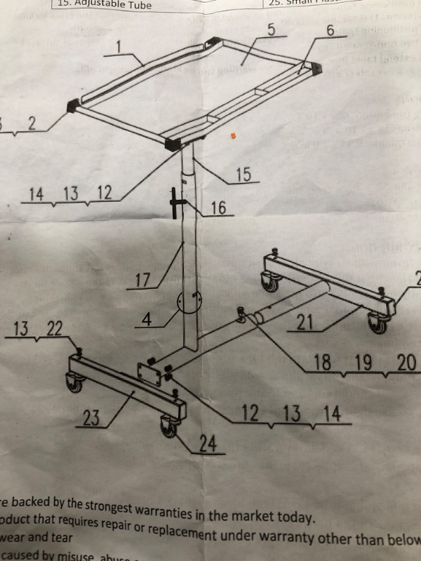 Photo 3 of  Heavy Duty Adjustable Work Table
