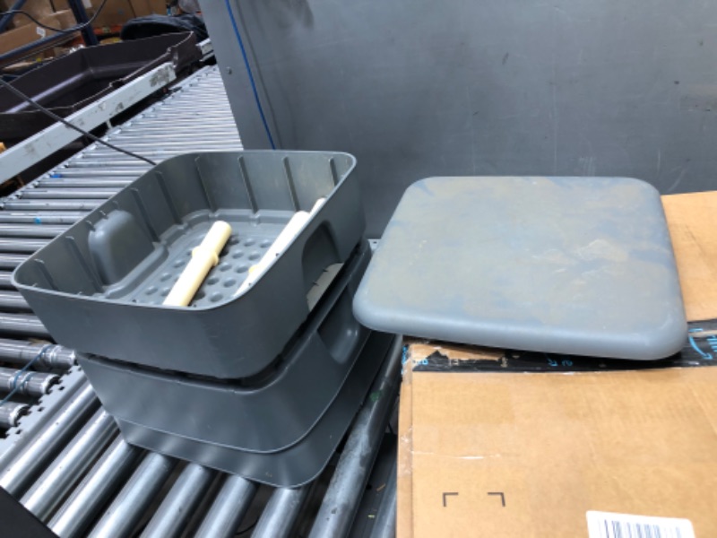 Photo 1 of FCMP Outdoor - The Essential Living Composter, 2-Tray Worm Composter, Plum
