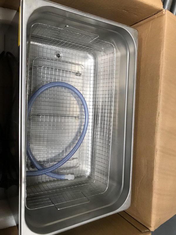 Photo 1 of VEVOR 30L Industrial Ultrasonic Cleaner with Digital Timer&Heater 40kHz Professional Large Ultrasonic Cleaner Total 1200W for Wrench Tools Industrial Parts Mental Instrument Apparatus Cleaning