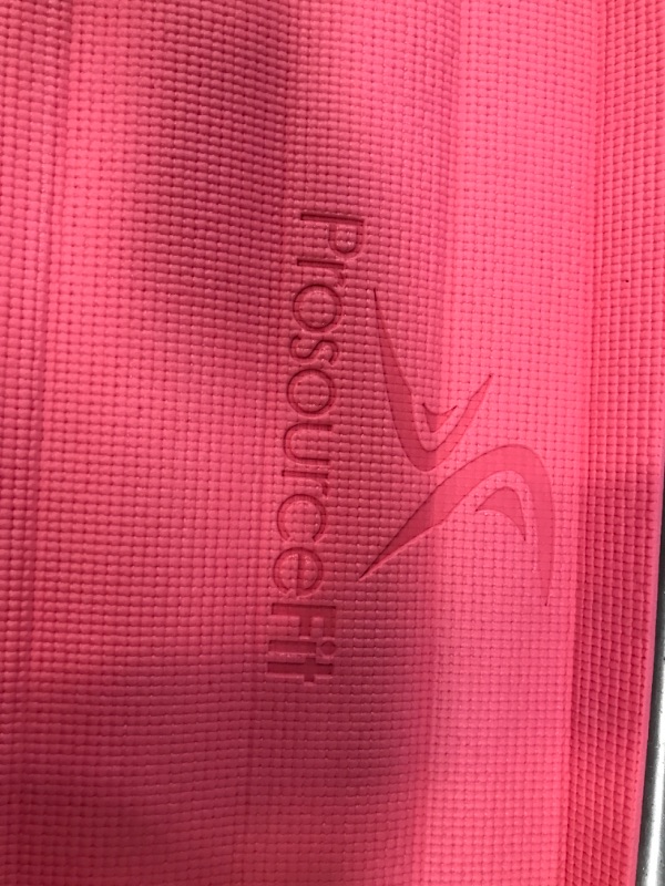 Photo 3 of ( LIKE NEW) ProsourceFit Extra Thick Yoga Pilates Exercise Mat, Padded Workout Mat for Home, Non-Sip Yoga Mat for Men and Women, 71 in x 24 in
