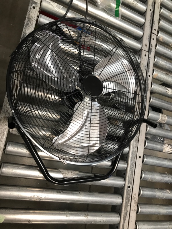 Photo 2 of ***FOR PARTS ONLY***20 Inch 3-Speed High Velocity Heavy Duty Metal Industrial Floor Fans Quiet for Home, Commercial, Residential, and Greenhouse Use, Outdoor/Indoor, Black, 20"