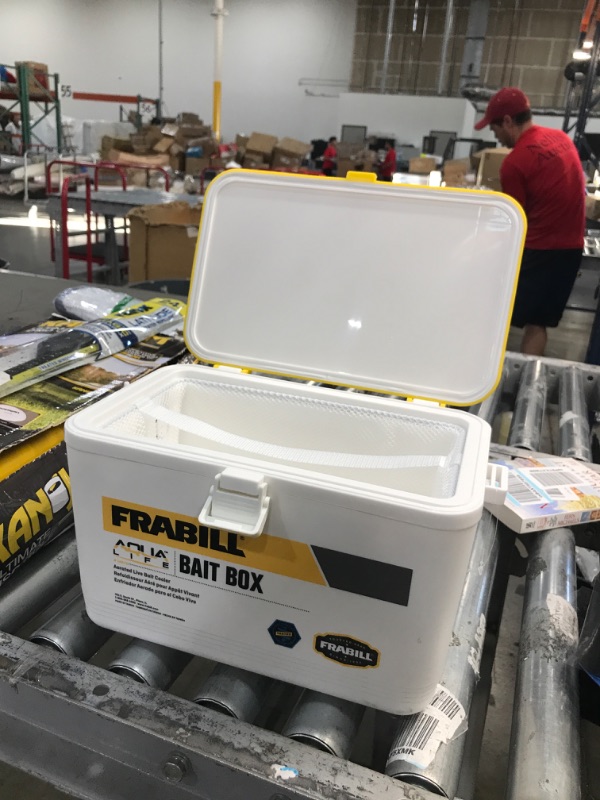 Photo 2 of Frabill Fishing Gear Bait Box with Aerator 8 Quart Model: 14042
