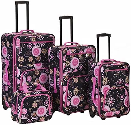 Photo 1 of Rockland Impulse 4-Piece Softside Upright Luggage Set
