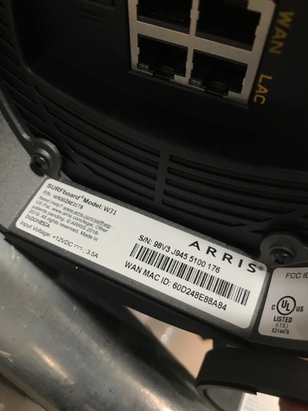 Photo 5 of ARRIS SURFboard mAX Pro W133 Tri-Band Mesh Wi-Fi 6 System | AX11000 Wi-Fi Speed up to 11 Gbps | Coverage 6,000 sq ft | 4.8 Gbps Backhaul | Four 1 Gbps Ports per Node | Alexa Support|2 Year Warranty Mesh System - mAX Pro
