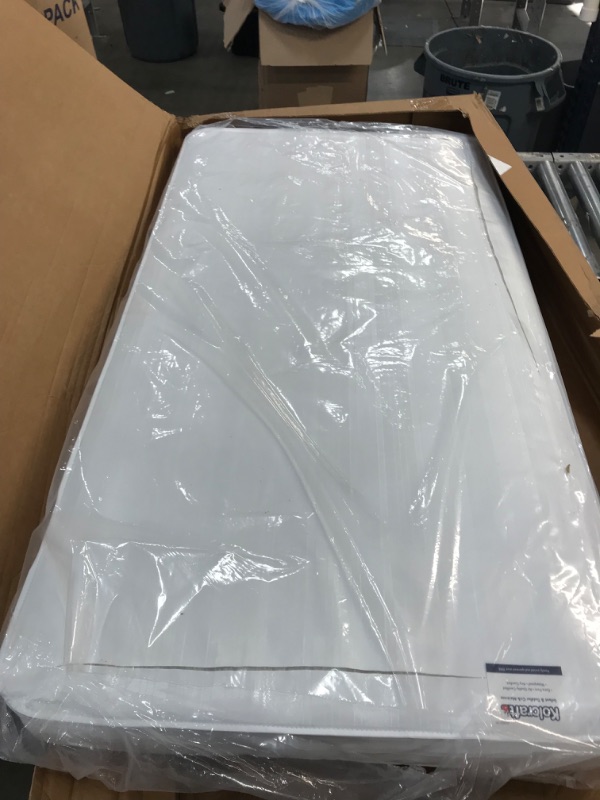 Photo 1 of Kolcraft Pure Sleep Therapeutic Waterproof Toddler and Baby Crib Mattress - 150 Heavy Gauge Steel Coils - Made in USA, 52"x28", Extra Firm
