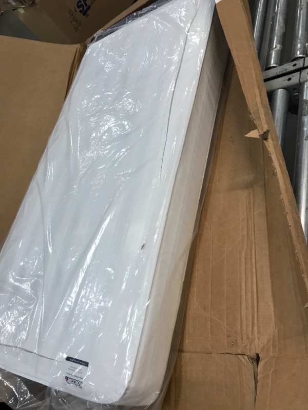 Photo 1 of Kolcraft Pure Sleep Therapeutic Waterproof Toddler and Baby Crib Mattress - 150 Heavy Gauge Steel Coils - Made in USA, 52"x28", Extra Firm
