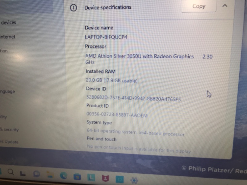 Photo 3 of Lenovo IdeaPad 15.6" Laptop Newest, 15.6 Inch HD Anti-Glare Display, AMD Dual-core Processor, 20GB RAM 1TB SSD, WiFi6 Bluetooth5, 9.5Hr Battery, Windows 11 +GM Accessories
