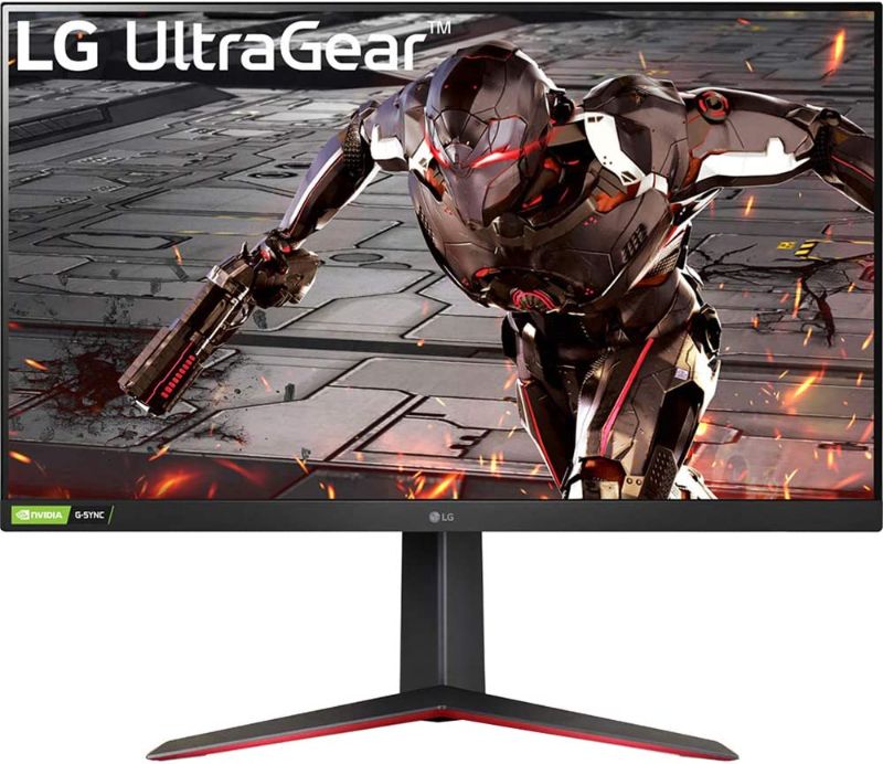 Photo 1 of LG 32GN550-B 32 Inch Ultragear VA Gaming Monitor with 165Hz Refresh Rate/FHD (1920 x 1080) with HDR10 / 1ms Response Time with MBR and Compatible with NVIDIA G-SYNC and AMD FreeSync Premium
