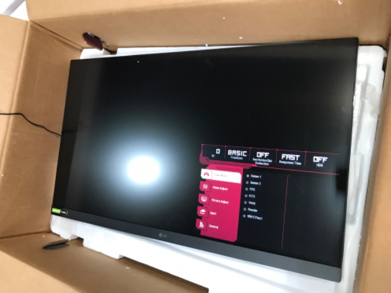 Photo 2 of LG 32GN550-B 32 Inch Ultragear VA Gaming Monitor with 165Hz Refresh Rate/FHD (1920 x 1080) with HDR10 / 1ms Response Time with MBR and Compatible with NVIDIA G-SYNC and AMD FreeSync Premium
