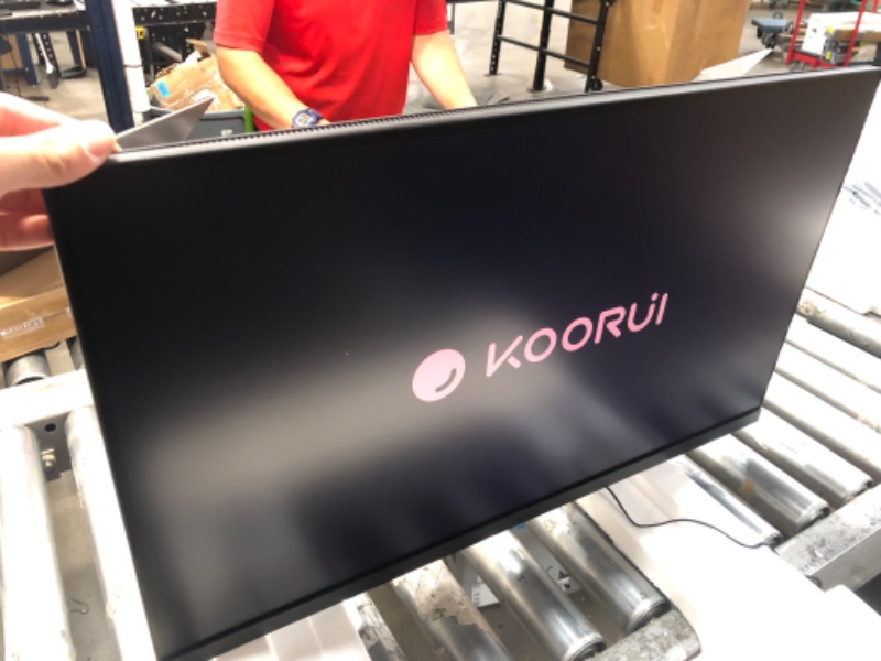 Photo 4 of KOORUI 27 Inch Business Computer Monitor, FHD 1080p 75hz Desktop Monitor, Ultra Thin Eye Care Bezel HDMI VGA Ports LED Monitor for PC, Black