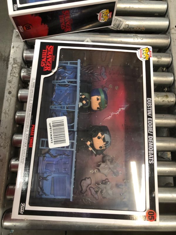 Photo 2 of **SEE NOTES**
Funko Pop! Moments Deluxe: Stranger Things - Phase Three, Dustin, Eddie, Demobats