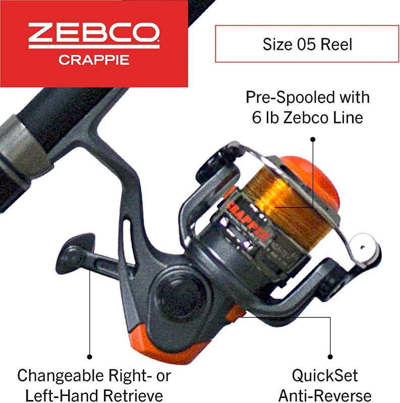 Photo 1 of 
Zebco Crappie Fighter Spinning Reel