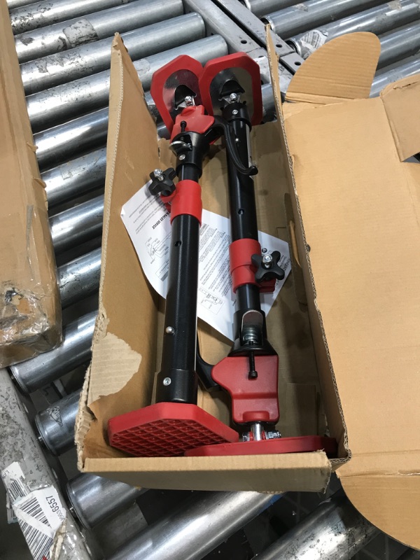 Photo 1 of XINQIAO Third Hand Tool 3rd Hand Support System, Premium Steel Support Rod with 154 LB Capacity for Cabinet Jack, Drywall Jack& Cargo Bars, 18.5 IN-29.5 IN Long, 2 PC 18.5"-29.5" 2PC
