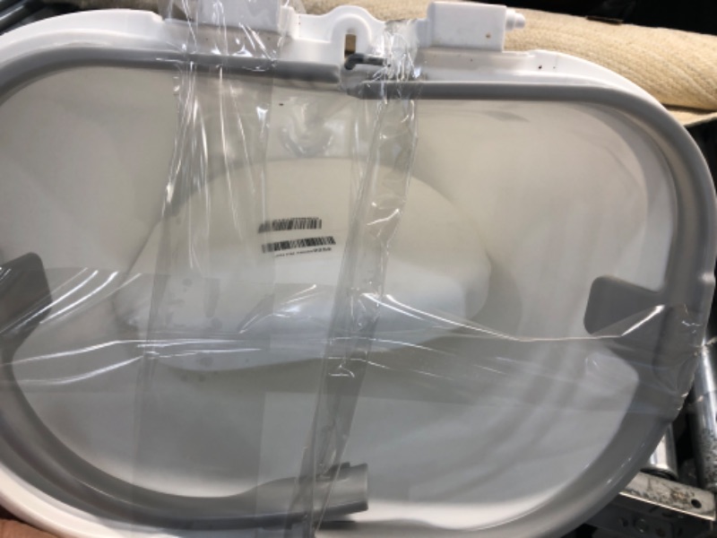 Photo 1 of Rubbermaid Classic 13 Gallon Premium Step-On Trash Can with Lid and Stainless-Steel Pedal, White Waste Bin for Kitchen
