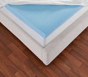 Photo 1 of  3” 48 inch Gel Memory Foam Mattress Topper with Cooling Cover