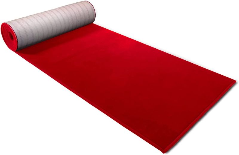 Photo 1 of 2'7"x 30' Red Runner Rug 