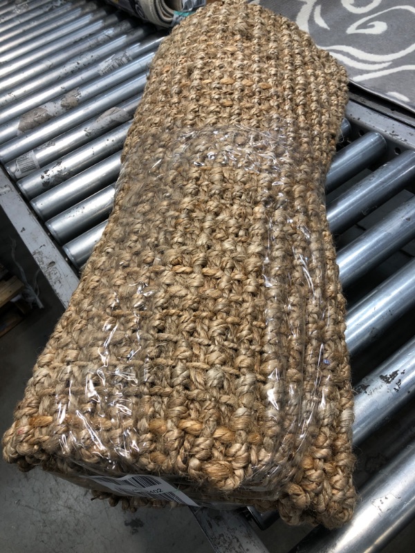 Photo 1 of NuLOOM Rigo Hand Woven Farmhouse Jute Runner Rug, 2' 6" x 6', Natural
