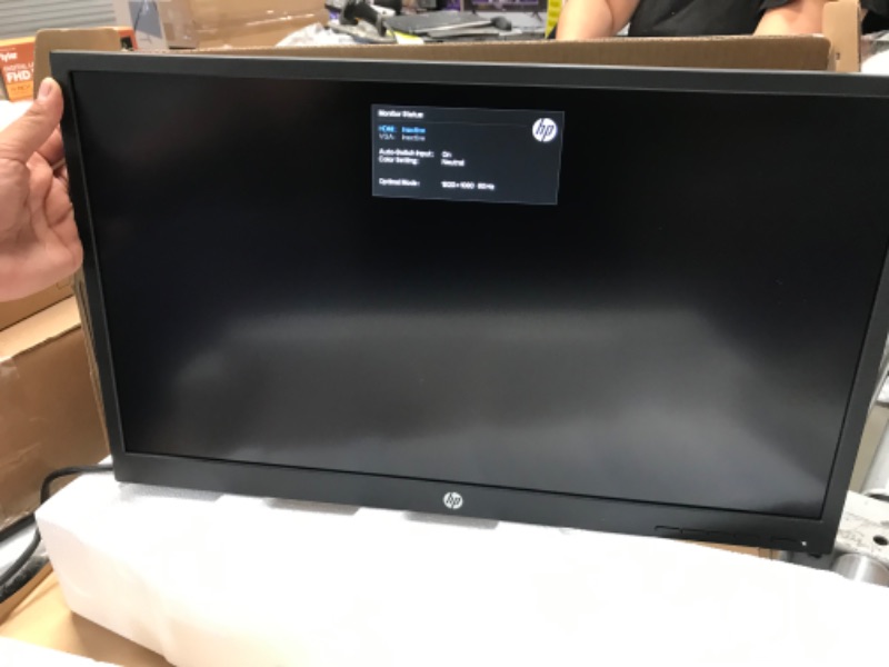 Photo 2 of HP P22va G4 21.5 inch 1080P Computer Monitor, Full HD Anti-Glare VA Display, 3000:1 Contrast Ratio, HDMI, VGA, VESA Mount, Low Blue Light Mode, Ideal for Home and Business, Black (2022 Latest Model)