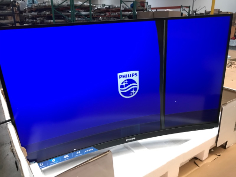 Photo 3 of PHILIPS 328E1CA 32" Curved Monitor, 4K UHD, 120% SRGB, Adaptive-Sync, Speakers, VESA, 4Yr Advance Replacement Warranty 32 inch | 4K UHD E10 Line | Curved