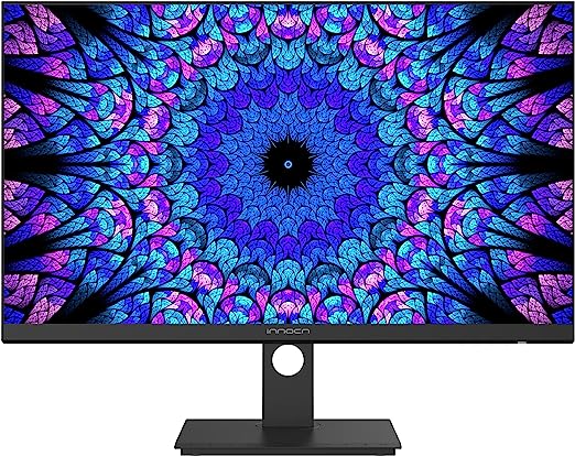 Photo 1 of INNOCN 27 Inch 4K Monitor Computer UHD 3840 x 2160 LCD IPS Display, HDR400, USB Type C DP HDMI PC Monitor, 1.07B+ Colors, Built-in Speakers, Pivot/Height Adjustable Stand, Black
