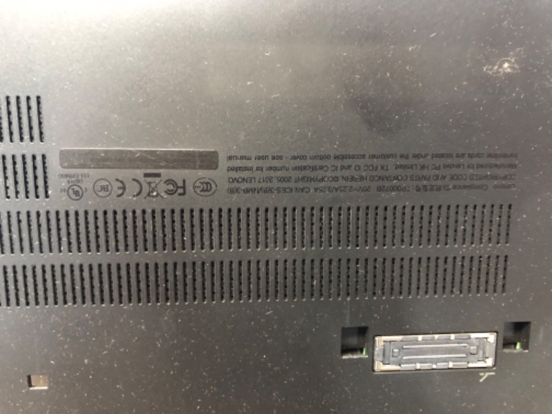 Photo 1 of SEE COMMENTS-PARTS ONLY- Lenovo Thinkpad T470s 14 inch FHD (1920x1080) IPS Backlit LED Business Laptop (Intel Dual-Core i5-6300U, 8GB DDR4 RAM, 256GB SSD, HD 520) Thunderbolt 3, HDMI, RJ-45, Type-C, Windows 10 Professional
