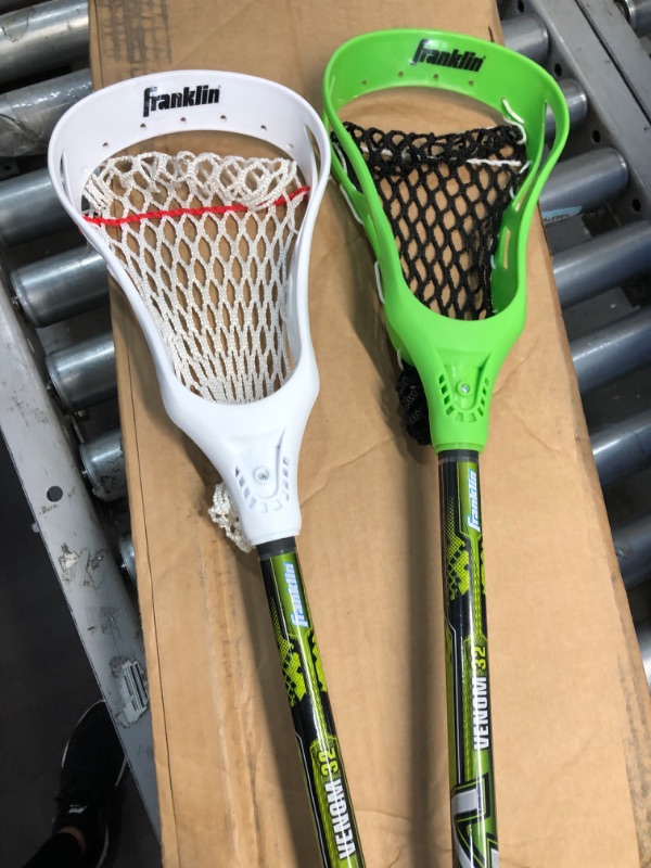 Photo 1 of 
Franklin Sports 32in Youth Practice Lacrosse Stick and Ball for Ages 3+ - Learn to Play and Teach Fundamentals - Perfect for Beginners - 2 Practice Lacrosse...