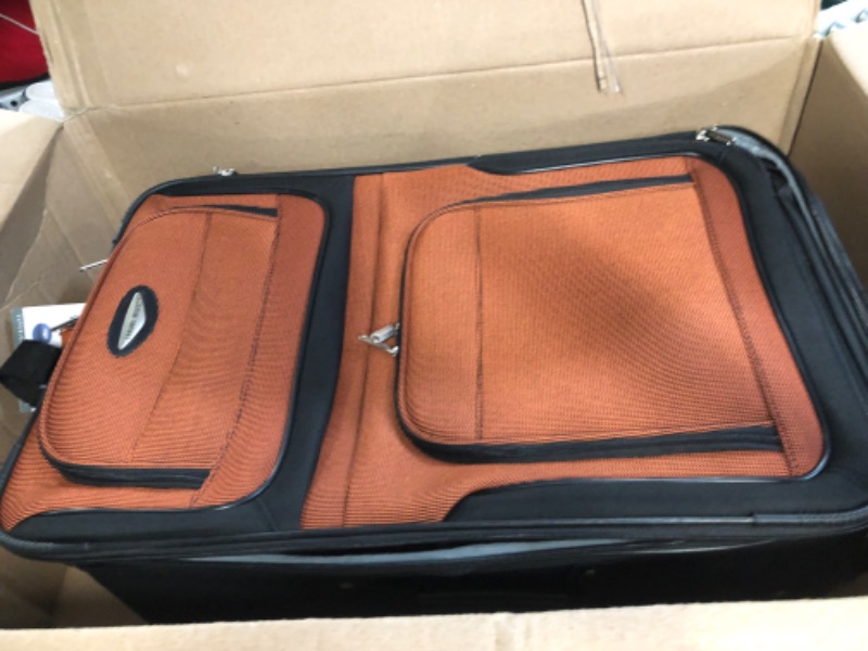 Photo 4 of **ONE PIECE ONLY**Travel Select Amsterdam Expandable Rolling Upright Luggage, Orange