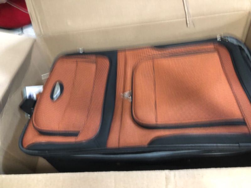 Photo 2 of **ONE PIECE ONLY**Travel Select Amsterdam Expandable Rolling Upright Luggage, Orange