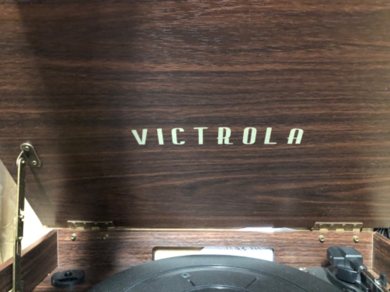 Photo 4 of Victrola Nostalgic 6-in-1 Bluetooth Record Player & Multimedia Center 