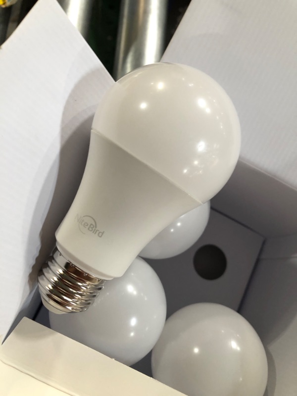 Photo 4 of Ghome Smart Light Bulbs, A19 E26 Color Changing Led Bulb Works with Alexa Warm white 4 Pack