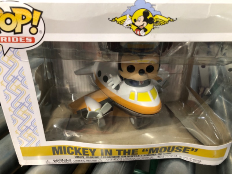 Photo 2 of BOX IS DAMAGED **
Funko Disney Mickey Mouse One : Walt’s Plane - Pilot Mickey Mouse Pop! Ride: Mickey in The Mouse