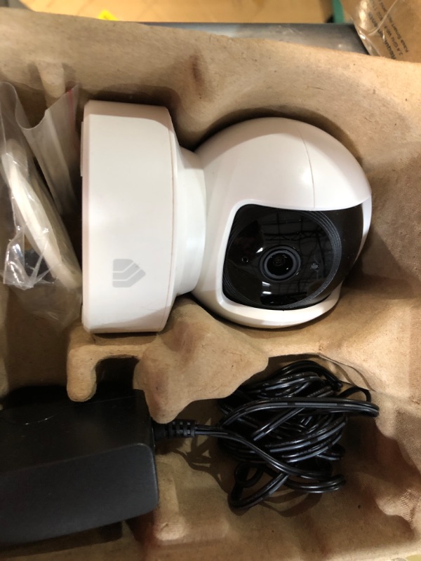 Photo 2 of HAS BEEN USED**
Kasa Indoor Pan/Tilt Smart Security Camera, 1080p HD Dog Camera 2.4GHz with Night Vision