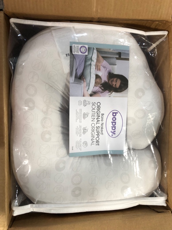 Photo 3 of Boppy Nursing Pillow – Bare Naked | Breastfeeding and Bottle Feeding, Propping Baby, Tummy Time, Sitting Support