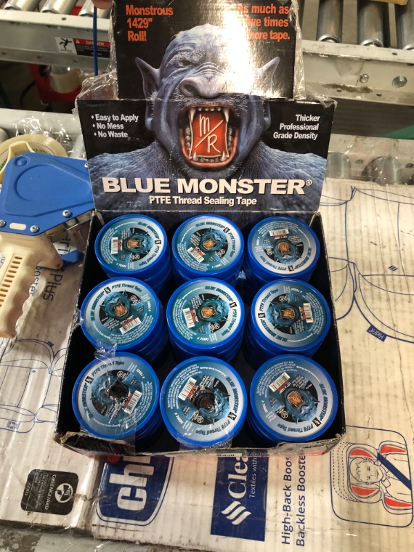 Photo 2 of *USED* Blue Monster Teflon Tape - 1/2"x1,429" Case of 45