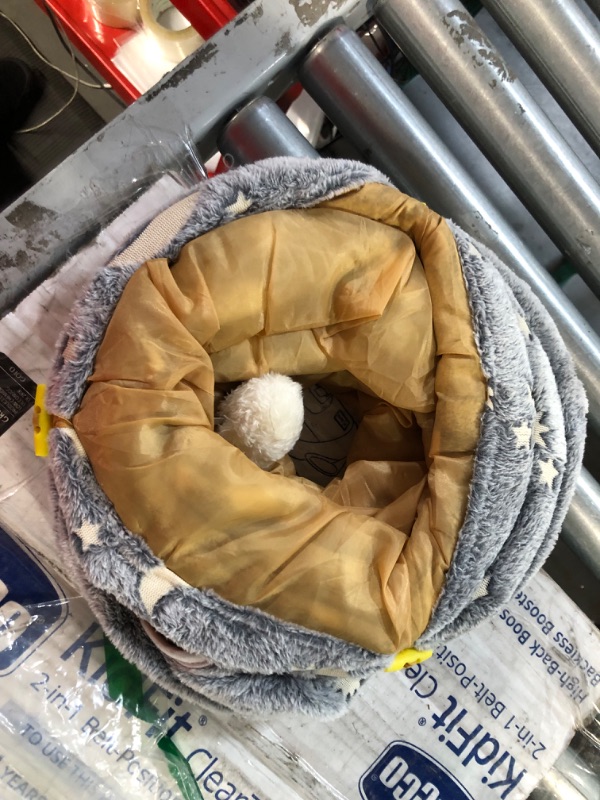 Photo 1 of **STOCK PHOT JUST FOR REFERENCE**
LUCKITTY Large Cat Tunnel Bed with Plush Cover,Fluffy Toy Balls, Small Cushion and Flexible Design- 10 inch Diameter, 3 ft Length- Great for Cats