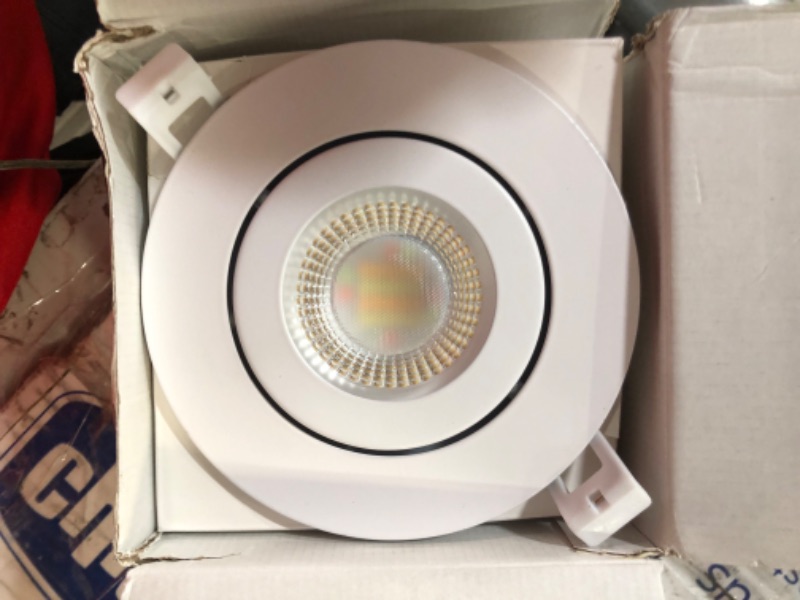 Photo 4 of MW Lighting 3 Inch LED Recessed Light,Eyeball Angled Lighting,2700K/3000K/3500K/4000K/5000K Selectable
