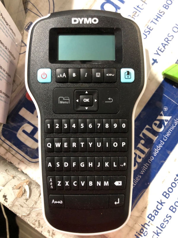 Photo 5 of DYMO Label Maker with 3 D1 DYMO Label Tapes | LabelManager 160 Portable Label Maker, QWERTY Keyboard, One-Touch Smart Keys