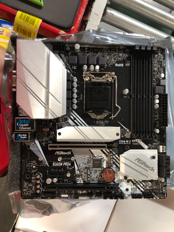 Photo 1 of ASRock B365M PRO4 LGA1151/ Intel B365/ DDR4/ Quad CrossFireX/ SATA3&USB3.1/ M.2/ A&GbE/ MicroATX Motherboard