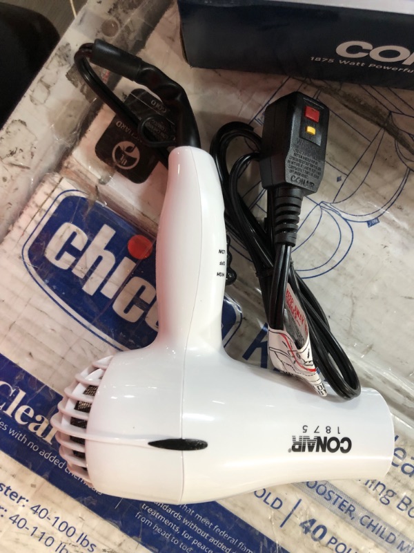 Photo 2 of Conair Mid Size Hair Dryer - White - 1875 Watts