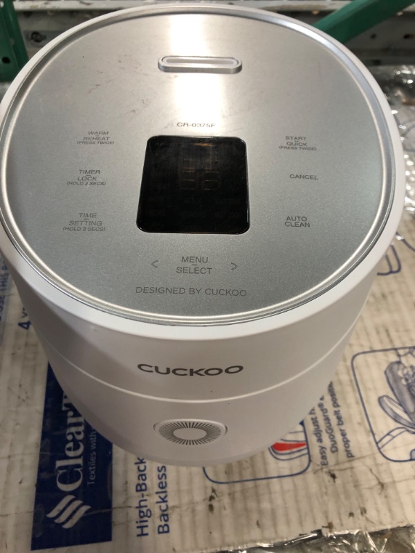 CUCKOO CR0375F 3Cup (Uncooked) Rice Cooker 10 Menu Options