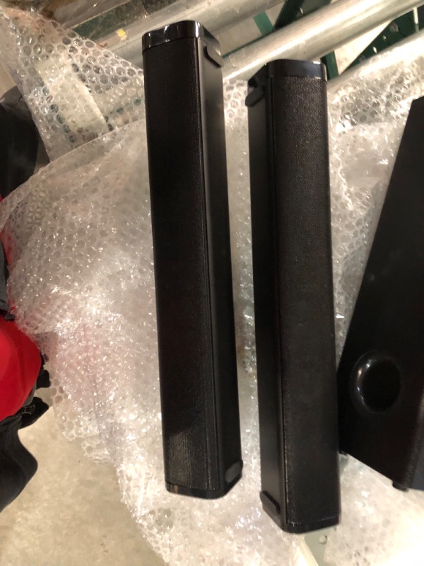 Photo 3 of GEOYEAO Sound Bars for TV with Subwoofer, 2.1ch Home Audio Soundbar & 3D & Deep Bass Subwoofer | Bluetooth & Multi-Connection